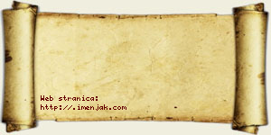 Gligorije Trnjaković vizit kartica